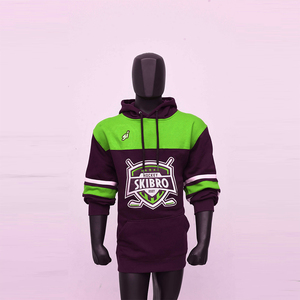 เสื้อมีฮู้ดสำหรับผู้ชายเสื้อฮ็อกกี้น้ำแข็งพิมพ์ซับลิเมชันเสื้อฮู้ดผ้าคอตตอน100% - Product Image 6