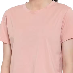 ชุดกางเกงขาสั้น2ชิ้นสำหรับผู้หญิงชุด2ชิ้นเสื้อท่อนบนแขนสั้นผ้าคอตตอน100% สำหรับฤดูร้อน - Product Image 2