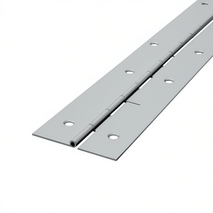 Nickel-Plated Iron PG Rod Hinge 900 mm Length 32 mm <b>Open</b> Hinge Width 0.7 mm Material Thickness for Cabinet Organizers - Product Image 3
