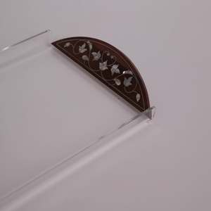 ถาดอะคริลิคแม่แห่งไข่มุกสุดหรูทำด้วยมือตกแต่งช็อกโกแลตและขนมขบเคี้ยวสำหรับใช้ในบ้านงานเลี้ยงและใช้เป็นของขวัญ - Product Image 2