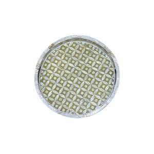 Plateau de service en nacre fait à la main avec surface polie pour une présentation élégante dans les hôtels, les maisons et les restaurants raffinés - Product Image 1