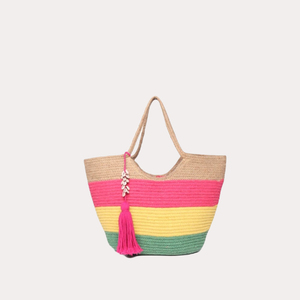 Logo personnalisé de haute qualité sac à provisions en jute toile de coton de mode avec maille pour cadeau article de promotion britannique - Product Image 1