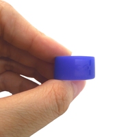 Anneau d'enfant en caoutchouc coloré Anneaux de mariage en silicone personnalisés