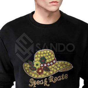 สเวตเชิ้ตพลอยเทียมสำหรับผู้ชายดีไซน์ใหม่ - Product Image 5