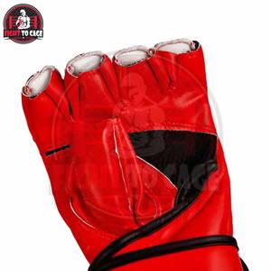 Gants de MMA de la plus haute qualité 2026, fermeture à boucle et crochet, légers/durables, personnalisables, contraste de couleurs rouge/noir pour la boxe et le combat - Product Image 5