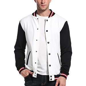 Venta superior Chaqueta Varsity para hombre en estilo único Logotipo personalizado Cuello alto Tela de lona para el invierno Precio bajo - Product Image 2
