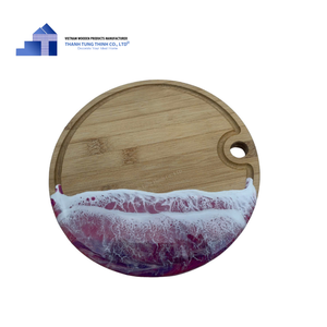 Meilleure vente 2025 planche à découper en bois de résine époxy planche à découper gravée du fabricant vietnamien pour les grossistes - Product Image 6