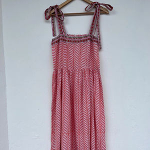 ชุดเดรสยาวสไตล์โบฮีเมียนชุดปาร์ตี้ชายหาด100% ผ้าฝ้ายไม่ซ้ำใครทันสมัยทันสมัย - Product Image 1