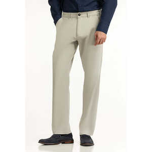 Pantalones Caqui de Algodón 100% para Hombre, Corte Slim Fit, Estilo Oxford, Cierre de Cremallera, Casual Elegante, Nuevos Pantalones de Negocios MN-TRC-WS25-017 - Product Image 3