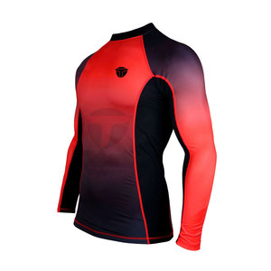 Camiseta de Manga Larga de Color Sólido Personalizada, de Alta Calidad, Secado Rápido y Transpirable, 200 Gramos, para MMA Masculino - Product Image 2