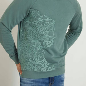 Sudaderas de Algodón de Alta Calidad con Logotipo Personalizado Bordado para Hombre, Sudaderas Básicas Bordadas de Buena Calidad 100% - Product Image 5