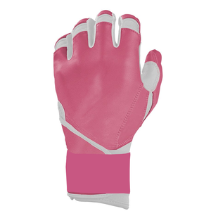 Venta directa de fábrica, diseño personalizado, cuero genuino, béisbol y softbol, guantes de bateo acolchados para entrenamiento, servicio OEM disponible - Product Image 5