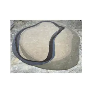 Tapis en laine touffeté à la main 3D de qualité certifiée Design brodé moderne Salon Zone antidérapante Dernière vente en gros des exportateurs indiens - Product Image 1