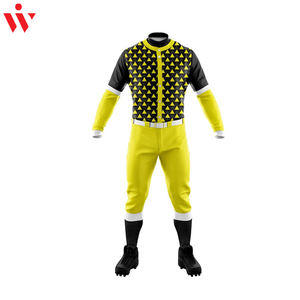 ชุดกีฬาสำหรับทีมเบสบอลชุดเสื้อและกางเกงระบายอากาศพิมพ์ลายซับลิเมชันตามสั่ง - Product Image 2