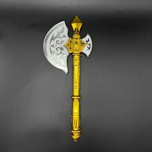 Hacha de Batalla Vikinga de Grado Industrial, Acero con Alto Contenido de Carbono, Espiga Plana, Mango de Madera Natural, Accesorios para Halloween - Product Image 4