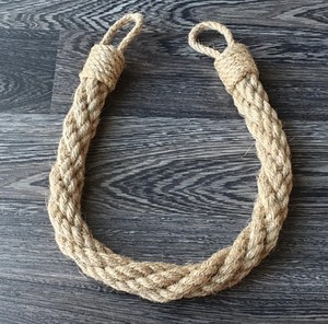 Handmade Magic Curtain Jute <b>Tieback</b>..Curtain Holdback..Jute Rope..Window Decor - Product Image 2