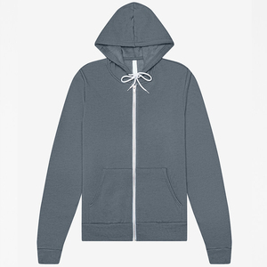 Sudadera con Capucha para Hombre, 100% Algodón, Forro Polar, Invierno, Personalizable, Secado Rápido, Transpirable, Estilo Vintage, FINER THREADS, Corte Regular, con Cremallera - Product Image 3