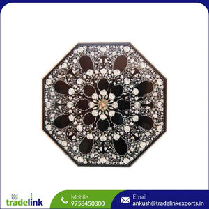 โต๊ะกาแฟหินอ่อนแบบฝังที่ทันสมัยพร้อมกระจกทนทานประกอบง่ายสำหรับเฟอร์นิเจอร์ห้องนั่งเล่นในบ้าน - Product Image 4