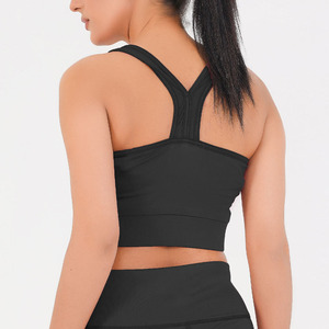 Mantenga sus entrenamientos ventosos con este Sujetador deportivo con malla que ofrece estiramiento y soporte de flujo de aire - Product Image 5