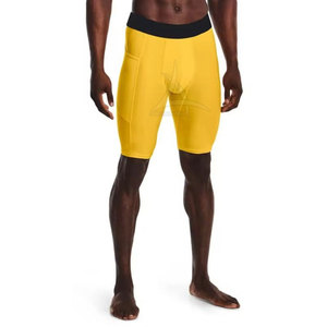 Meilleure vente Short de compression pour homme taille élastique solide décontracté haute qualité Spandex/Polyester séchage rapide - Product Image 4