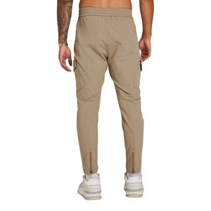 Mens Grey <b>Green</b> Refined Tech <b>Cargo</b> <b>Pants</b> Slim Fit with Stretch Waistband, Performance Feel, and Modern Pocket Setup - Product Image 2