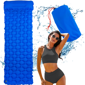 Colchón inflable multiusos con funda para acampar al aire libre - Product Image 1