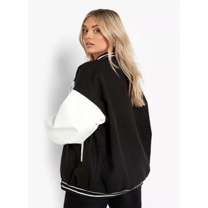Meilleure qualité veste universitaire pour femmes nouveauté coton laine matériel respirant peau de mouton cuir pour adultes - Product Image 3