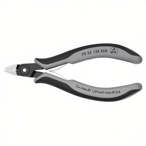 กรรไกรตัดแนวทแยง Knipex Precision Electronics ขัดเงาพร้อมด้ามจับหลายส่วนประกอบ หัวแหลม กรรไกรและเครื่องตัดป้องกันไฟฟ้าสถิตย์ - Product Image 3