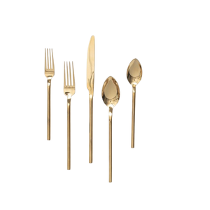 Juego individual al por mayor de cubiertos de acero inoxidable cómodos diseño creativo nuevo y delgado para hoteles caseros, etc. - Product Image 5