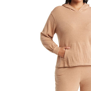 Venta al por mayor de las mujeres de alta calidad de moda de las mujeres Casual Hoodies y sudadera transpirable Hoodie Plus Size Women Hoodie para la venta - Product Image 4