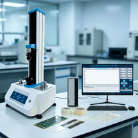 Machine d'essai de résistance à la déchirure contrôlée par ordinateur ASTM D3330 180 °   90 °   Testeur de résistance à la décollage ISO 29862, équipement numérique de test de force de décollage