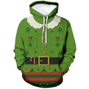 <b>Christmas</b> Hoodie with Sublimation Design Polyester Full Dye Sublimation Men's Hoodies 100% Polyester Hoodies - Product Image 3