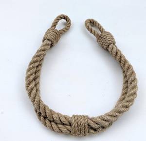 Sujetador de Cortinas, Soporte de Cortinas Natural, Decoración Rústica para Ventanas de Estilo Campestre..Cuerda de Yute - Product Image 3