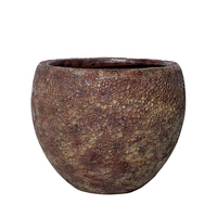 Finition de haute qualité faite à la main léger antique émaillé grand pot planteur extérieur personnaliser couleur fabriqué au Vietnam