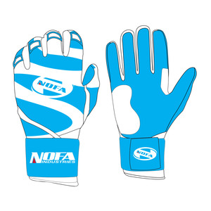 NOFA INDUSTRIES Multicolor Batting Gloves Ambidextrous <b>Hook</b> And Loop Closure Training Gloves Flexible Durable Comfortable - Product Image 4