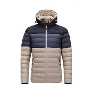 Abrigo de invierno ajustado para hombre con forro de poliéster suave y transpirable, ropa de abrigo informal colorida, abrigo de lona acolchado - Product Image 4