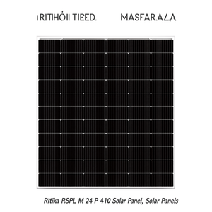 แผงโซลาร์เซลล์ Ritika RSPL M 24 P 410 - Product Image 2