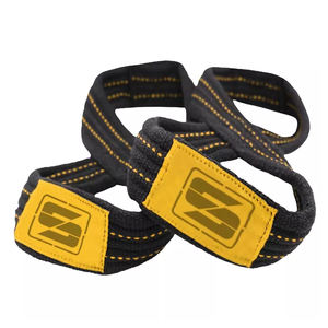 Equipo de entrenamiento de seguridad de gimnasio personalizable Figura 8 Correas de algodón/poliéster para levantamiento de pesas Equipo de goma con logotipo personalizado - Product Image 2
