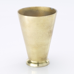 Nouveau vase en métal moderne en aluminium moulé, vase à fleurs plaqué or pour la décoration de la maison, du salon - Product Image 3