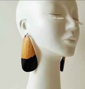 Boucles d'oreilles en bois durable - Product Image 1