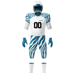 Diseño superior Sublimación Uniforme de fútbol americano Ropa deportiva con impresión de logotipo Uniforme de sublimación de tamaño personalizado - Product Image 1