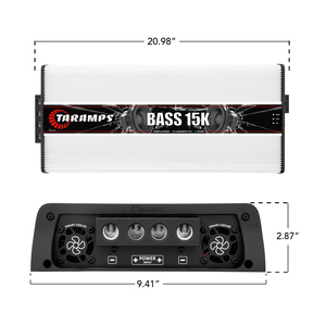 เบส 15k 15,000 วัตต์ RMS ซับเบสและเสียงเบส 1 ช่อง 1 โอห์ม พร้อมฟิลเตอร์ซับโซนิค เทคโนโลยีขั้นสูงสุด - Product Image 4