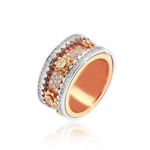 Joyería Fina de Calidad de Exportación, Anillo de Boda Religioso Original de Oro de 14K con Moissanita, Disponible a Precio de Mayoreo desde India - Product Image 4