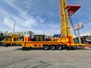 New ACR800 Water Well Drilling Rig Trailer 800m Depth 14.5inch <b>Rotary</b> Motor Engine Pump Gear Bearing 420 kW 1-Year Konya for - Product Image 3