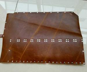 Sac à couteaux en cuir véritable de haute qualité, durable, vintage, étui à couteaux de chef professionnel, personnalisable OEM, organisateur d'outils - Product Image 4