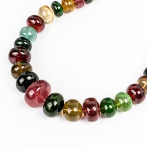 Impresionante variedad de collar de cuentas de turmalina múltiple para joyería elegante hecha a mano declaración desgaste y creaciones de regalo de diseñador - Product Image 2