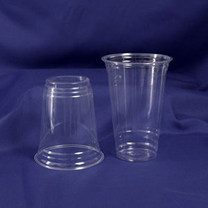 Tazas de PP para bebidas frías transparentes desechables del fabricante de Vietnam, tazas de plástico para té al por mayor de fábrica de estilo de pared simple - Product Image 5