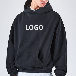 เสื้อฮู้ดดี้ผ้าฝ้าย 100% สำหรับฤดูหนาว แบบสวมหัว ไซส์ใหญ่ ใส่ได้ทั้งชายและหญิง ไม่มีเชือกผูก ผลิตแบบ OEM ODM พิมพ์ลายดิจิตอล มีกระเป๋าผ้าฟลีซ ขายส่ง - Product Image 1