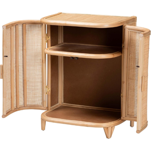 Armoire en rotin naturel de la meilleure qualité, fabriquée à la main, organisateur de rangement durable et écologique pour chambre à coucher élégante, intérieur de maison bien rangé - Product Image 5