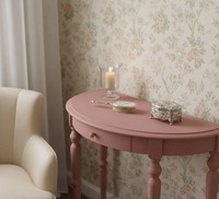 Table basse PKP V2 en quartz rose, moderne, écologique, en bois de caoutchouc gonflable, placage MDF chêne, meubles de salon, intérieur, OEM ODM